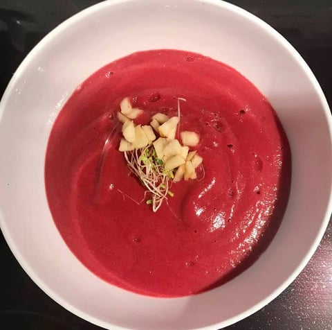Potage de Betteraves et Pommes de Terre