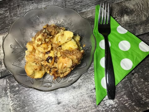 Pouding au Pain et aux Raisins
