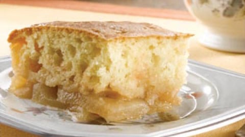 Pouding aux Pommes et au Sirop D'érable