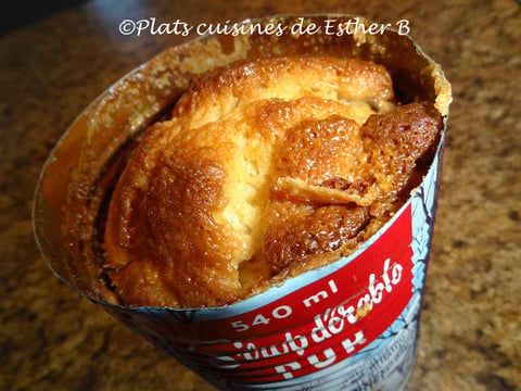 Pouding Chômeur Dans sa Boîte de Sirop