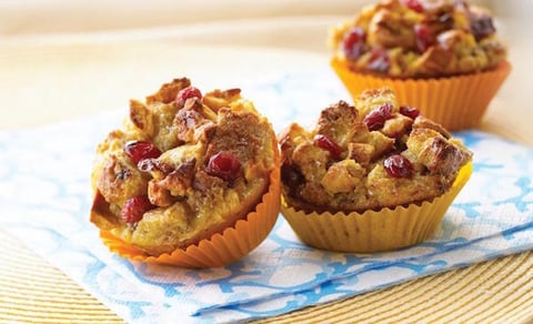 Poudings Miniatures de Pain Perdu