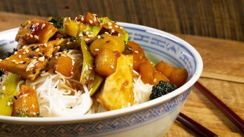 Poulet à la Poire Asiatique
