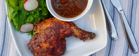 Poulet à la Portugaise en Crapaudine