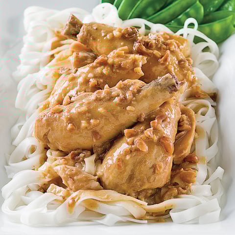 Poulet à la Thaï, Sauce aux Arachides