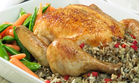 POULET AU BEURRE DE PERSIL EN CACHETTE