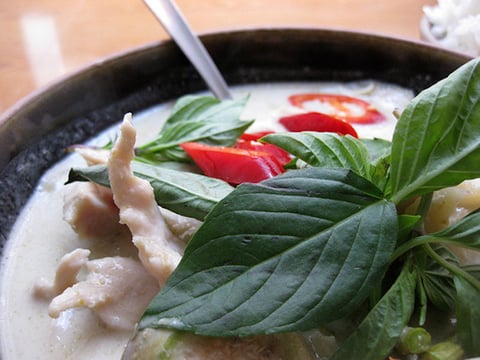 Poulet au Curry à la Thaïlandaise