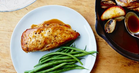 Poulet aux Pommes et à L'érable