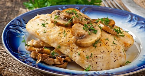 Poulet aux Spéculoos et Champignons