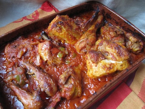 Poulet Basquaise