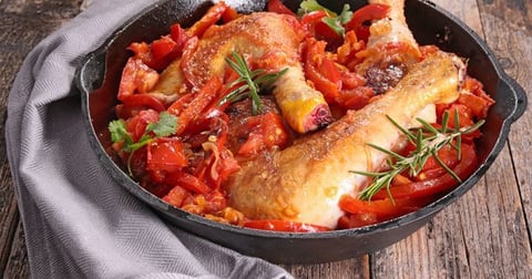 Poulet Basquaise Facile