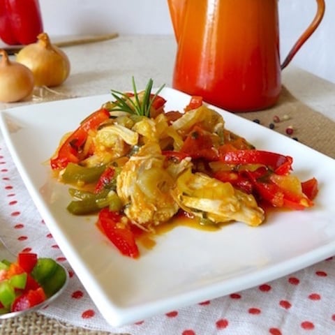 Poulet Basquaise, Manger Sans Gluten façon Sud-Ouest