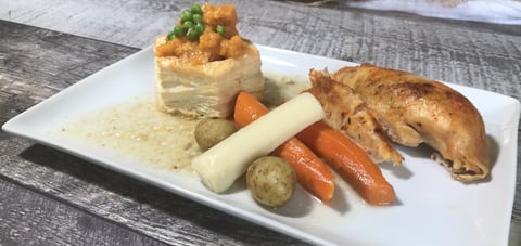 Poulet BBQ et Vol au Vent