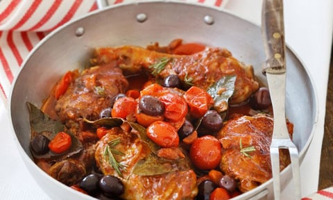 POULET CACCIATORE (POULET CHASSEUR)