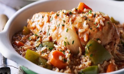 Poulet Créole avec Riz (Mijoteuse)