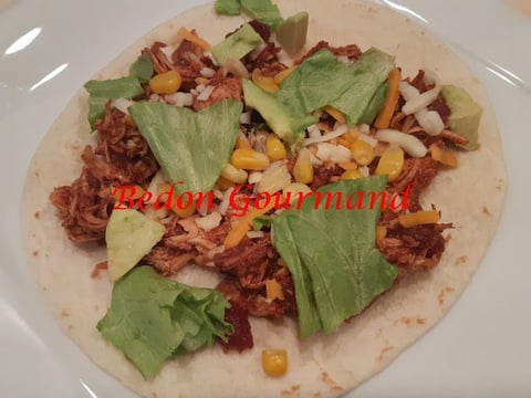 Poulet Effiloché à la Salsa à la Mijoteuse