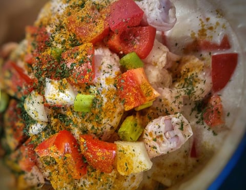 Poulet Entier en Cocotte au Lait de Coco