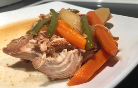 Poulet et Légumes à la Mijoteuse