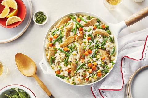 Poulet et Riz en 20 minutes
