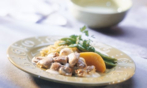 POULET FAÇON STROGANOFF