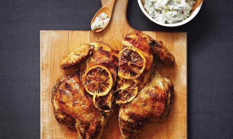 POULET GREC À L’AIL