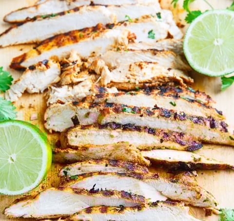 Poulet Grillé au Taco et au Citron vert avec Assaisonnement pour Tacos fait Maison