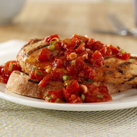 Poulet Grillé Façon Bruschetta