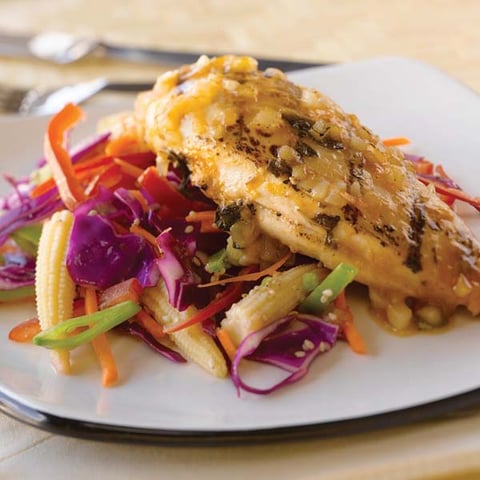 Poulet Grillé, Sauce aux Prunes
