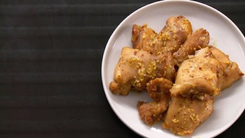 Poulet Mariné au Miel et Gingembre