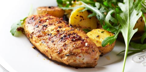 Poulet Mariné Poêlé