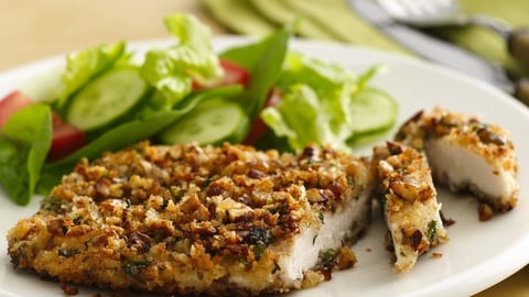 Poulet Pané aux Pacanes