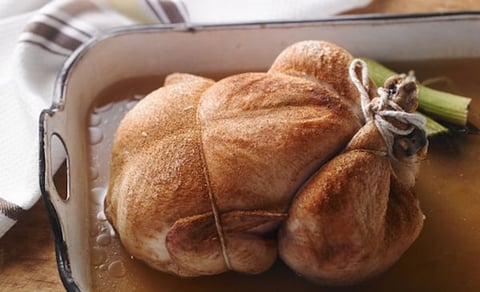 POULET POCHÉ À L’EAU D’ÉRABLE