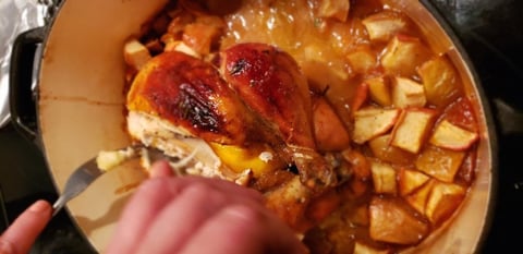 Poulet Pommes Érable