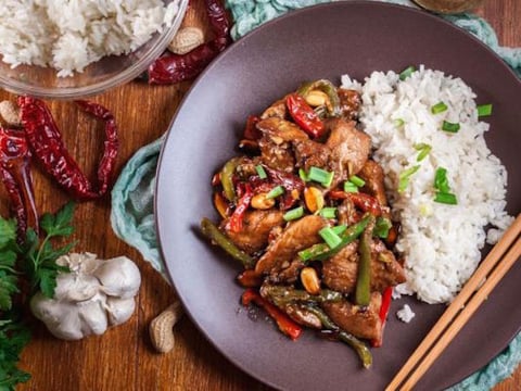 Poulet Sucré-Salé aux Poivrons