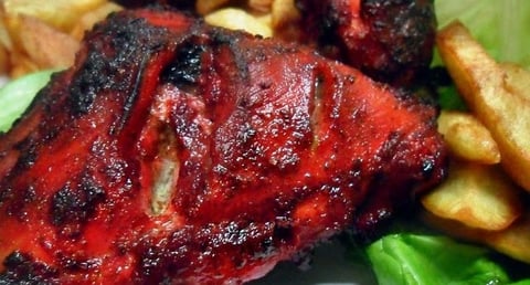 POULET GRILLÉ SAUCE ROUGE FEU