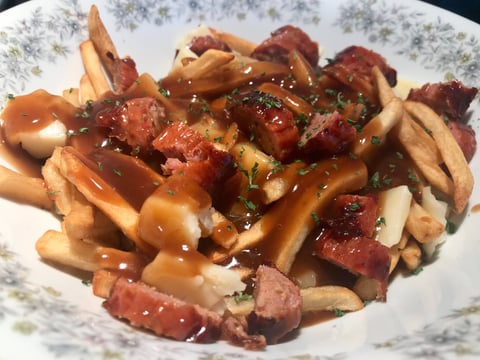 Poutine à la Saucisses Italiennes