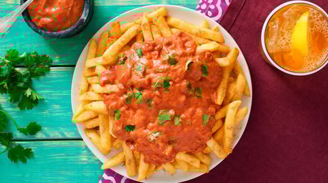 POUTINE AU CARI TIKKA MASALA