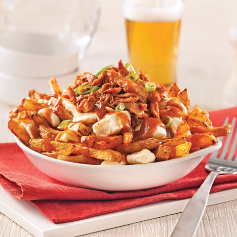 Poutine au Porc Effiloché