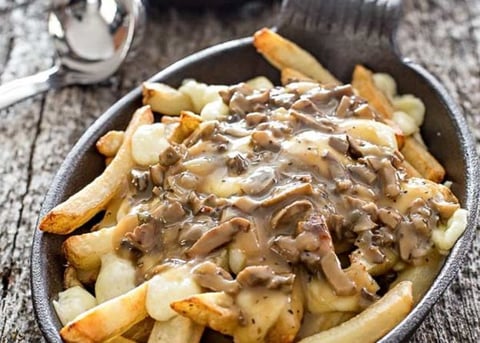 Poutine aux Champignons