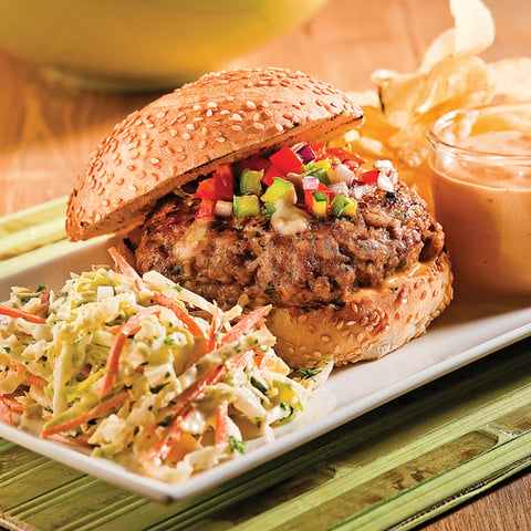 Burgers au Porc Barbecue