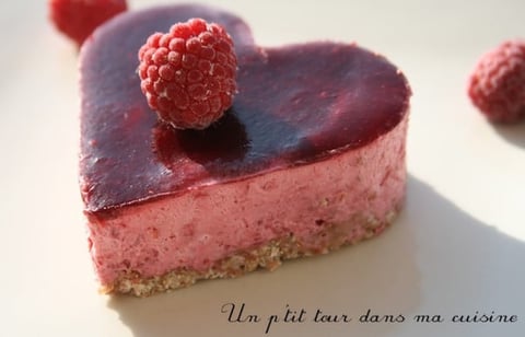P'tit Gâteau Individuel Framboise et Chocolat Blanc