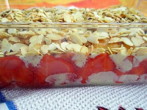 Pudding à la Fraise Façon Tiramisu