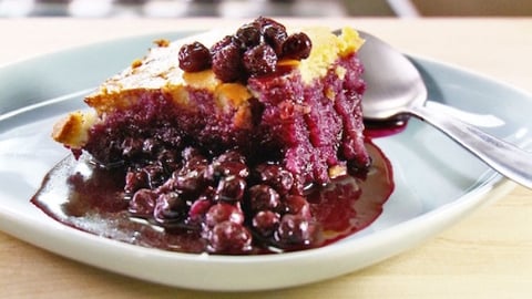 Pudding aux Bleuets