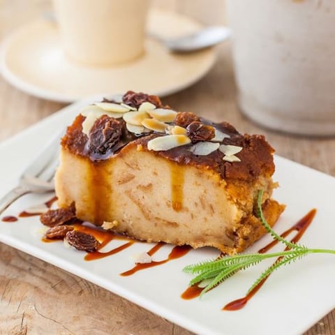 Pudding Facile aux Raisins