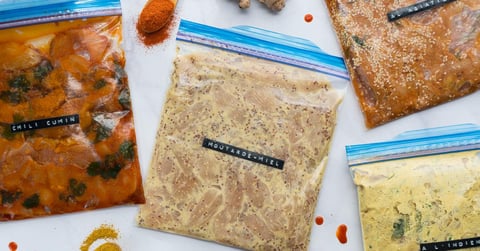 Quatre Marinades Express pour le Poulet
