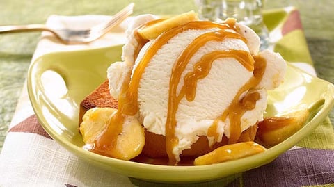 Quatre-Quarts Grillé Glacé aux Bananes