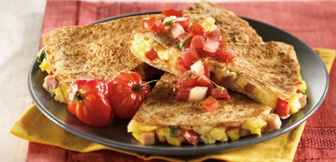 Quesadilla au Jambon et au Fromage