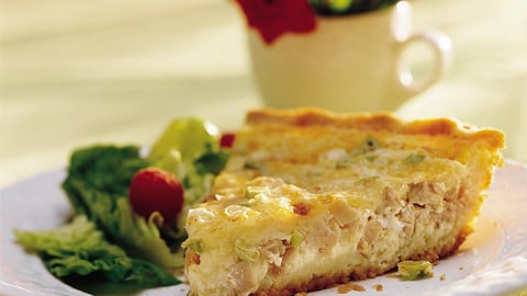 Quiche au Fromage et au Bacon Facile