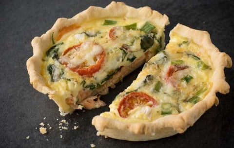 Quiche au Saumon Fumé