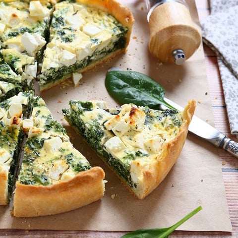 Quiche aux Épinards et Fêta