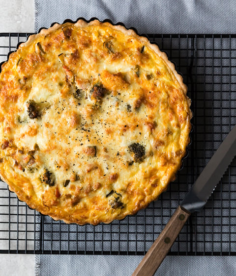 Quiche aux Légumes et au Fromage